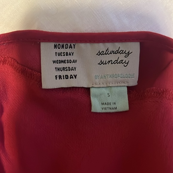 Pink Anthropologie slip dress - Picture 4 of 4